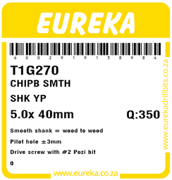 T1G270 - Chipboard Screw -T1G270_Label_T